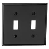 Review Renovator's Supply  / Switchplates Black Steel, Double Toggle Classic Black Steel Switch Plate
