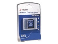 512MB Mini Sd Secure Digital Flash Card Includes Adapter