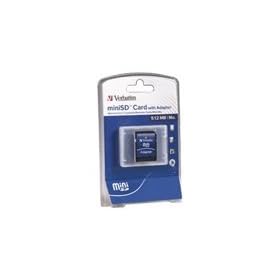 512MB Mini Sd Secure Digital Flash Card Includes Adapter