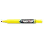 Marks-A-Lot Permanent Marker, Large Chisel Tip, Yellow, Dozen