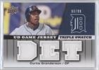 2009 Upper Deck UD Game Jersey Triple #GJGR - Curtis Granderson/99