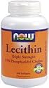 Lecithin Triple Strength by NOW Foods - Natural Foods (1260mg - 200 Softgels)