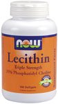 Lecithin Triple Strength by NOW Foods - (1260mg - 200 Softgels)