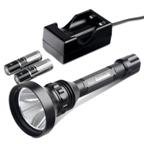 WOLF-EYES M100-T(F) Xenon Prefocused Rechargeable Flashlight(AC charger)