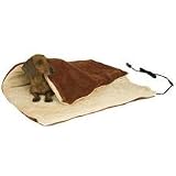 Pet Supplies : Thermo-Pet Throw Small 24" x 36", Rust & Cream