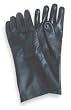 Condor 3BA49 Glove, PVC, Smooth, Black, Size Large, Pr