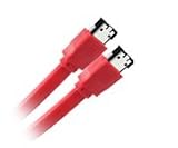 Cable eSATA blind� (2x connecteur eSATA type I) pour disque dur SATA externe - 1,00m