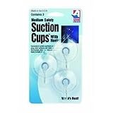 Adams Manufacturing Medium Suction Cup with Hook, Set of 3