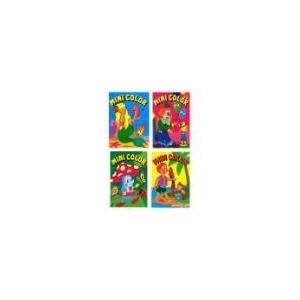 Activity and Coloring Books Mini Colour Book (pack Of 200) Pack of 200 pcs by 