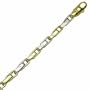 Two Tone Stylish Pellet Men's Bracelet