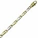 Jewelry : Two Tone Stylish Pellet Men's Bracelet