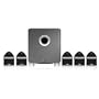Mirage NANOSAT 5.1 System Black / Platinum 5.1 Channel Home Theater Speaker System