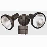 Heath Zenith SL-5412-WH Motion Sensor Light Control with Protective Metal Lamp Covers, White