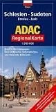 ADAC RegionalKarte Polen 3. Schlesien / Sudeten 1 : 300 000: Der Südwesten. Von Cottbus bis Tschenstochau, von Posen bis Kattowitz. Mit Ortsregister und Kennzeichnung touristischer Sehenswürdigkeiten