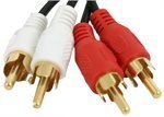 2 Phono Plugs - 2 Phono Plugs 1.2m