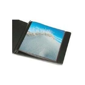 Print File Refill Pack of Ten 8x10 Polyester Pages with Black Inserts, Portrait Format.