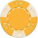 Clay Composite Lucky Crown Poker Chips 25 11.5 gram Yellow Poker Chips