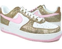 Nike Basketball Shoes-Nike Womens Air Force 1 Low Premium (hazelnut / perfect pink / white)-Womens Nike Basketball Shoes-Womens Basketball Shoes
