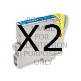 PCArena - 2 Cyan Ink Cartridges for Epson Stylus D78 DX4000 DX4050 DX5000 DX5050 DX6000 DX6050 DX7000 Compatibles T712