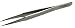 Techni-Tool Tweezer, Carbon Type 2, Anti-Mag/Acid, 4-3/4