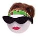 Cool Diva Brunette Antenna Ball Topper