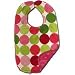 Personalized Pink Disco Dot Chenille Bib