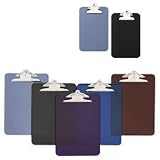 Transparent Plastic Clipboard, 6x9, Smoke (SPR01859) Qty-2