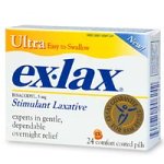 Ex Lax Ultra Stimulant Laxative, Comfort Coated Pills, 24 Count Boxes Ex Lax Ultra Stimulant Laxative, Comfort Coated Pills, 24 Count Boxes