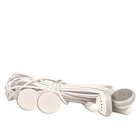 Earphones with 3.5 mm Audio Jack (White)