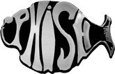 Phish Emblem * All you Phish heads rejoice!!! This stylish emblem is a great way to show appreciation to beautiful music and warm feelings. A generous five inches long and three and a half inches tall, this bad boy is ready for a sun-lit park gathering of some very mellow folks. What are you waiting for? Get this emblem and go out 
