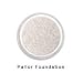 White foundation with a bluish cast. The most natural appearing pale you can achieve.