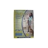 Bindaboo Extra Tall Walk Through, Self-Closing Dog and Pet Security Gate, Black