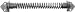 National #N342-725 11" Stainless Steel Steel Gate Spring