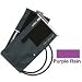Large Adult D-Ring Double Tube MDF Latex Free Blood Pressure Cuff, PurpleRain - 1 Ea