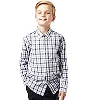 Autograph Pure Cotton Gingham Checked Shirt