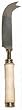 Decorative Stainless Steel Cheese Knife Bamboo Resin Handle Set/2