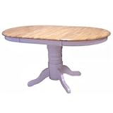 IMAGE OF Farmhouse Dining Table in White / Natural