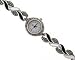 Sterling Silver Marcasite Genuine Black Onyx and Mother Of Pearl Watch