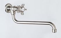 Pot Filler Kitchen Faucet by Rohl - A1445X in Polished Chrome