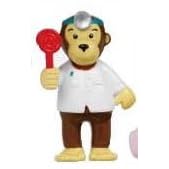 Webkinz Mini PVC Figure Doctor Monkey, MD