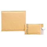 Cushioned Mailer, Self Seal, Size 1, 7-1/4x12, Kraft