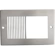Brushed Stainless Steel Faceplate
