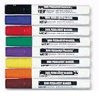8-Color Chisel-Tip Markers- 3 Sets