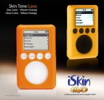 iSkin eVo, 3G iPod 10/15/20GB, Lava Glo