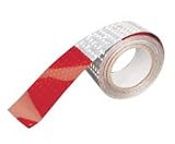 TAPE REFLECTIVE SILVER/RED 2 X 150' DOT