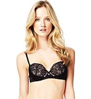 Autograph Floral Embroidered Padded A-DD Bra
