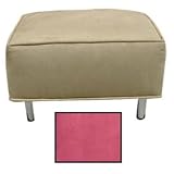 Jennifer Delonge Microsuede Ottoman