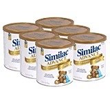 Similac Advance Infant Formula with Iron, Powder, Case Pack, Six-30.8 Ounce Cans (184.8 Ounces)