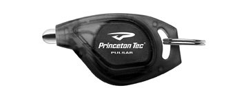 Princeton Tec Pulsar Red LED Key Chain Light (Black Body)