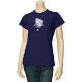 adidas New Jersey Nets Navy Blue Ladies Sugar T-shirt